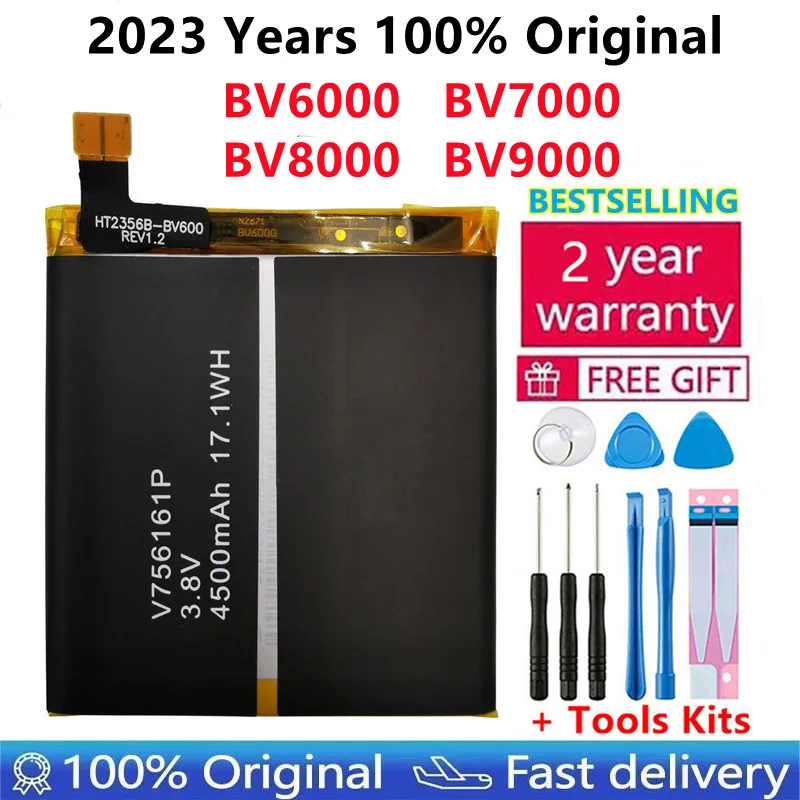 100% Original New Battery For Blackview BV6000 BV6000S BV7000 BV8000 BV9000 Pro Batterie Bateria Phone batteries +Free Tools