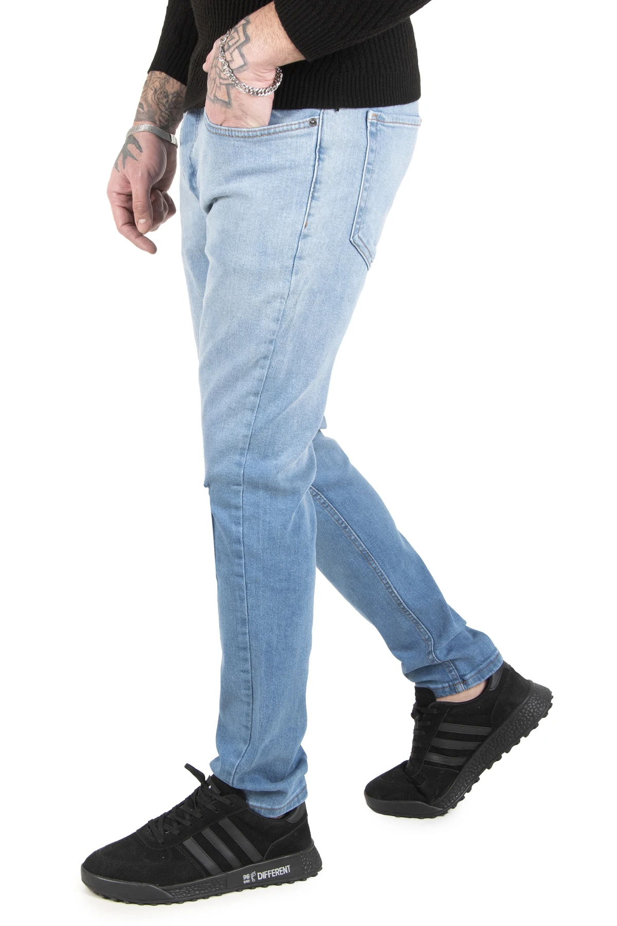 DeepSEA Narrow Cut Lycra Straight Jeans Pants 2004327