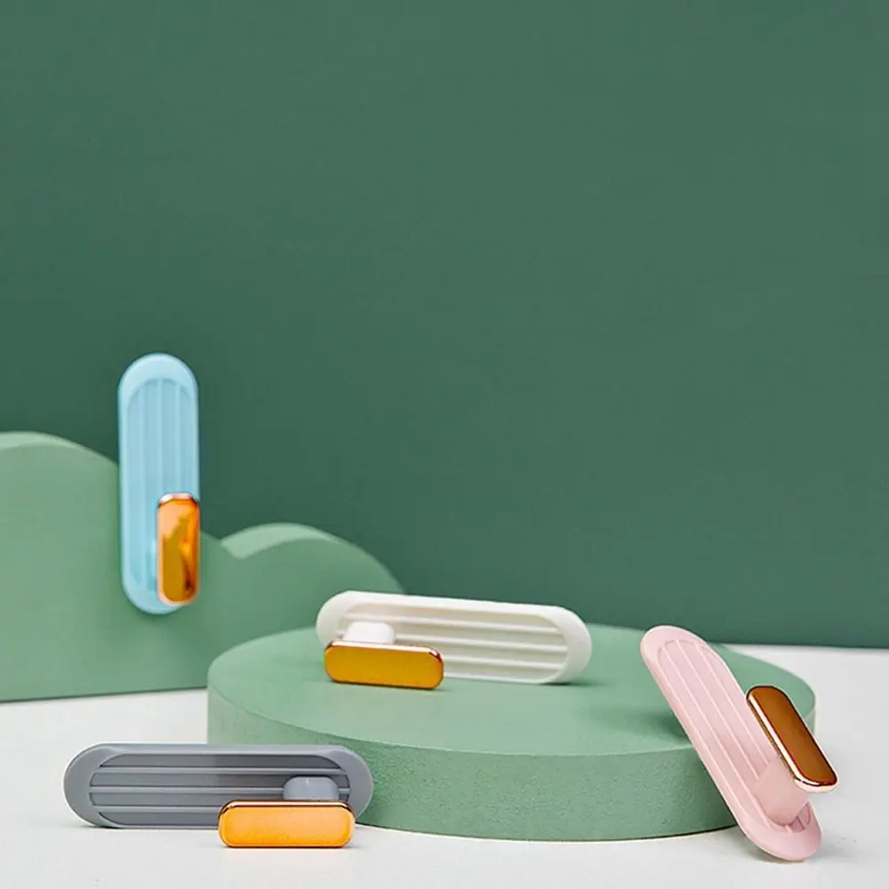 1/4 шт. Многофункциональный пластиковый настенный дверной крючок не пробиваемый