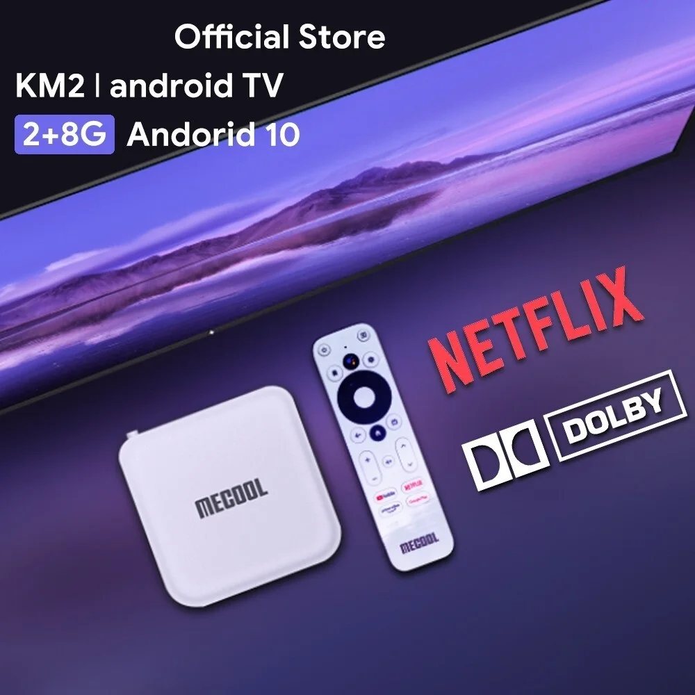 

New KM2 4K Android TV Box Amlogic S905X2 2GB DDR4 USB3.0 SPDIF Ethernet WiFi Multi-streamer HDR 10 Widevine L1 TVBOX
