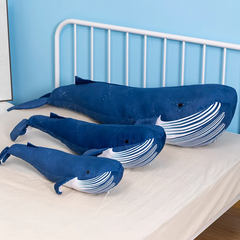 Игрушка плюшевая в виде гигантского Кита 80/100 см