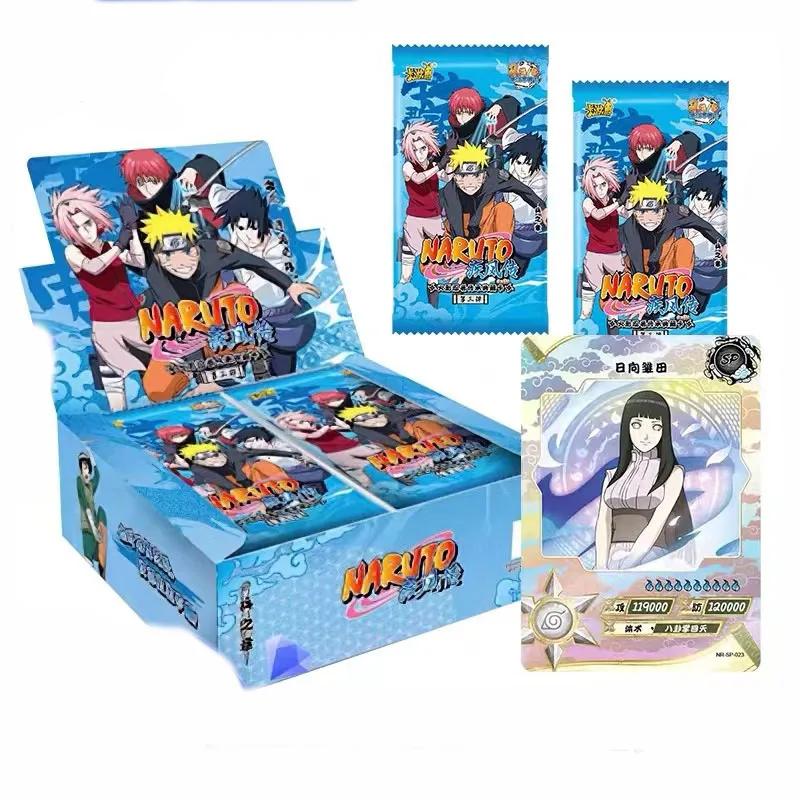 

New Naruto Collection Cards SSR Bronzing Bullet Screen Flash Card Toys Gift Board Game Gifts for Children's Family Birthday
