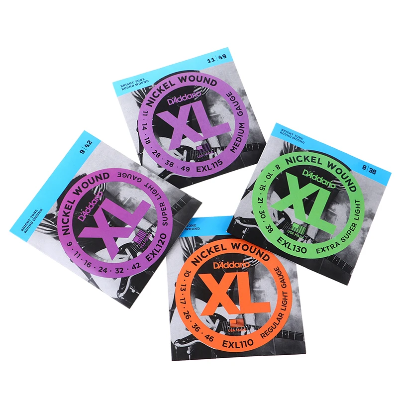 

1 Packs Set D'addario EXL110 EXL115 EXL120 EXL130 Xl Nickel Round Wound Electric Guitar Strings Guitar Strings