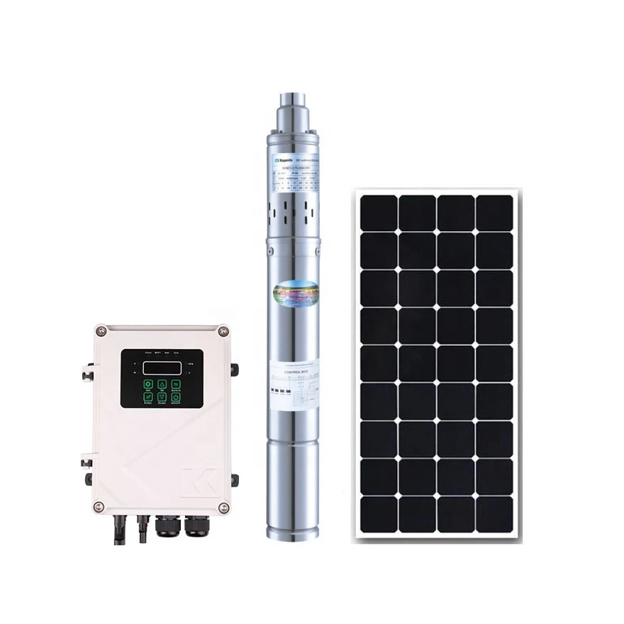 

3DSC1.5/95-D48/500 48V 500W DC Brushless 3Inch Small Submersible Screw Pump Solar Energy Pump System For Irrigation