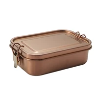 stainless steel lunch box student school workers leakproof bento portable food container storage breakfast kitchen accessories