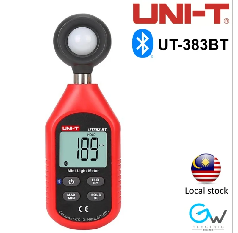 

UNI-T UT383BT (Bluetooth) Mini Light Meter Lux Meter
