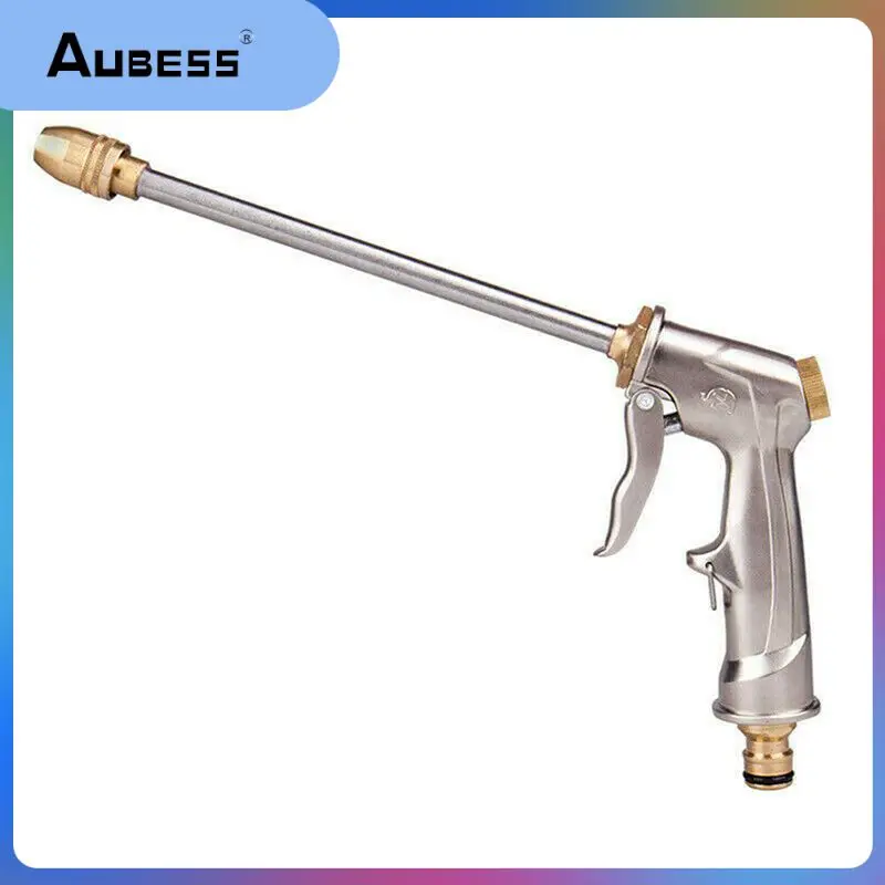 Metal Brass Nozzle Water Spray Gun Universal High Pressure Garden Watering Spray Gun Portable Multifunctional Car Accessories