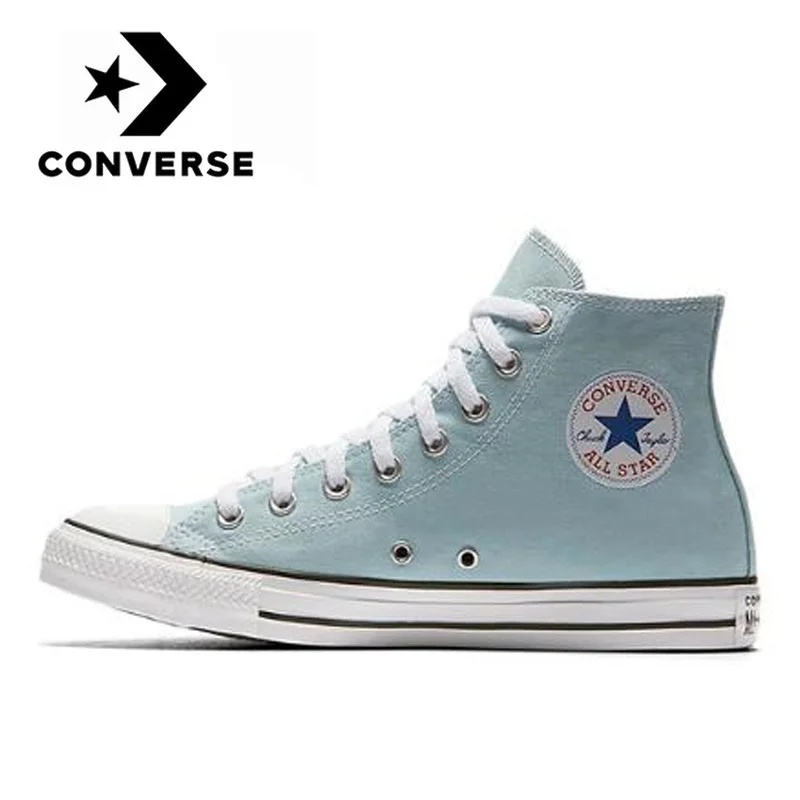 Original Converse Chuck Taylor All Star High Top platform  unisex Skateboarding sneakers green canvas Sports Shoes