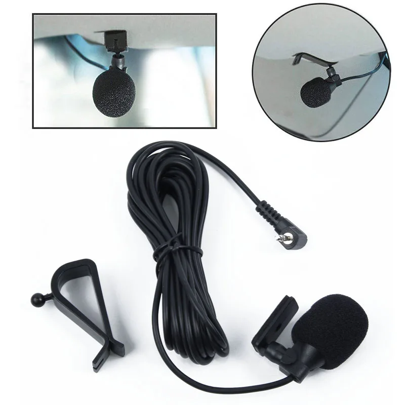 

Внешний микрофон для автомобильного стереоприемника, 4,5 в, Bluetooth, разъем 2,5 мм, всенаправленный микрофон
