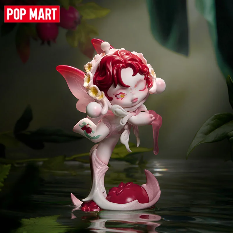 Фото Новая оригинальная коллекционная фигурка POP MART SKULLPANDA Petals in Four Acts Series, ПВХ-кукла, брелок, модная игрушка, загадочная коробка, фигурка-сюрприз №2