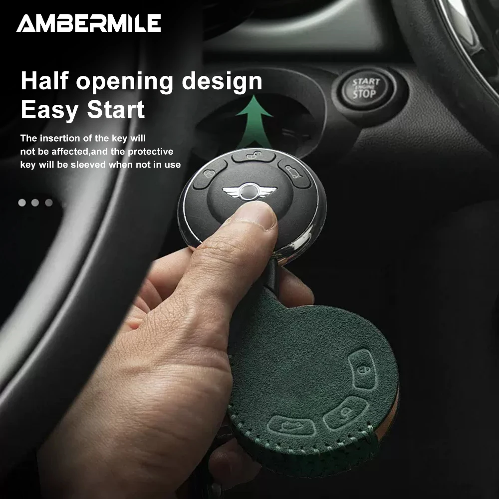 Фланелевые Чехлы для ключей от автомобиля брелок BMW мини-автомобиля Clubman Cooper R55 R56