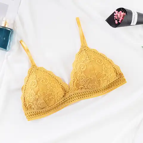 Women's Bras freeShipping BraletteUnderwearSexySeamlessLingerieLaceBacklessPush UpLntimate CorsetsTopWithCupsSmall Chest Clothin