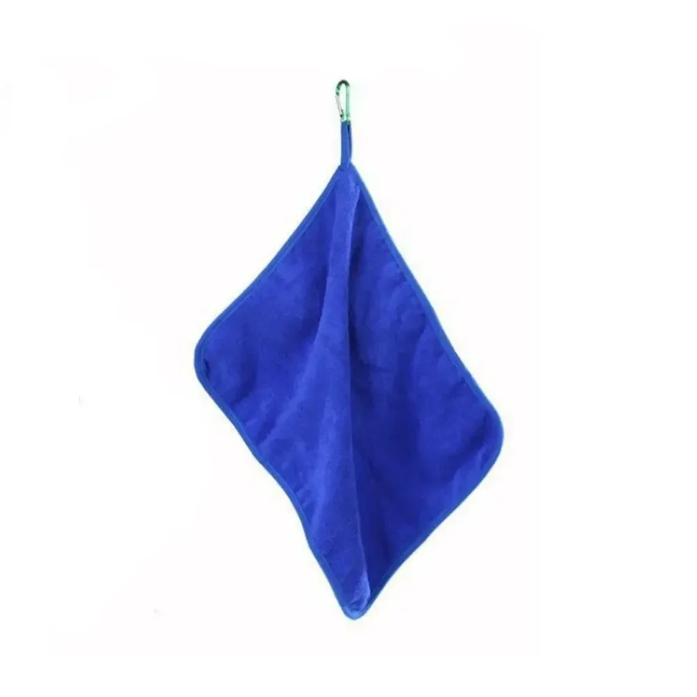 Портативное утолщенное полотенце с карабином из микрофибры для ловли рыбы