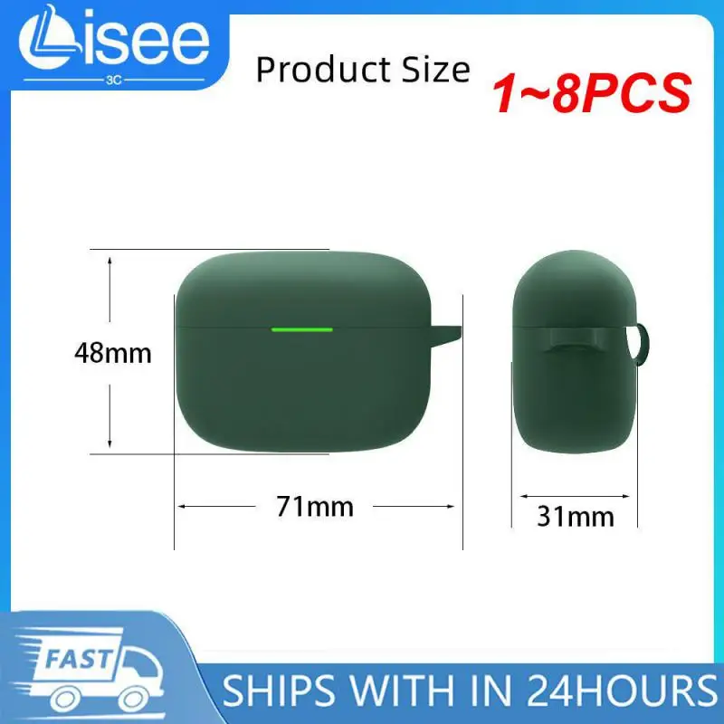 1 ~ 8 шт. для Sony LinkBuds S, силиконовая искусственная кожа, мягкая кожа, Противоударная искусственная кожа с keychian для Sony LinkBuds S Protective