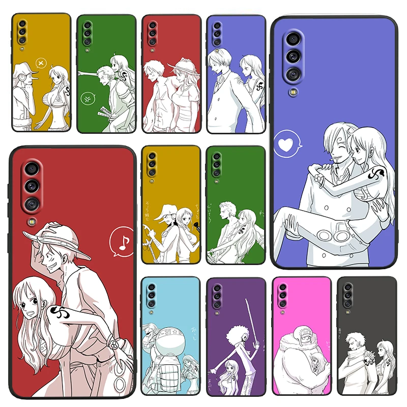 

Cartoon Art One Piece For Samsung Galaxy A73 A72 A71 A70 A53 A52 A51 A50 A42 A41 A40 A33 A32 A31 A30 A30S 5G 4G Black Phone Case
