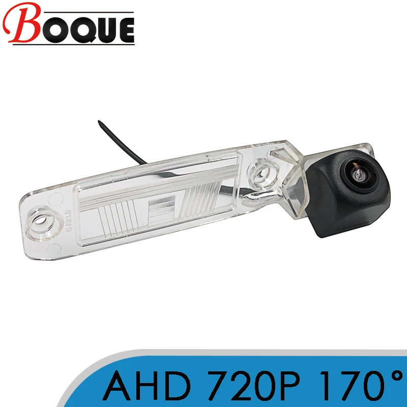 

BOQUE 170 Degree 1280x720P HD AHD Car Vehicle Rear View Reverse Camera for Hyundai Genesis Sedan Sonata YF i45 Avante