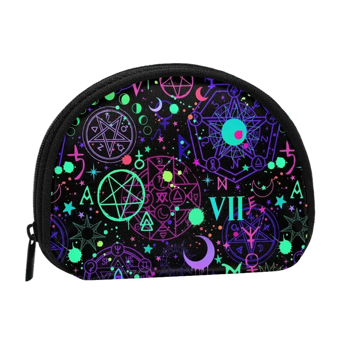 Волшебная яркая Вселенная с 3D принтом кошелек для монет Женская портативная