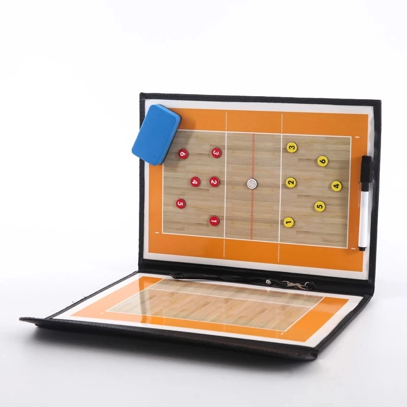 

Foldable Volleyball Tactical Board Coaching Tactic Board Magnetic Coach Handball Tactics Game Voleibol Training Teach Gift