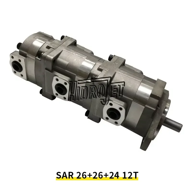 Фото Гидравлический насос SAR 26+26+24 2-3 12T для экскаватора, запчасти для строительной техники №4