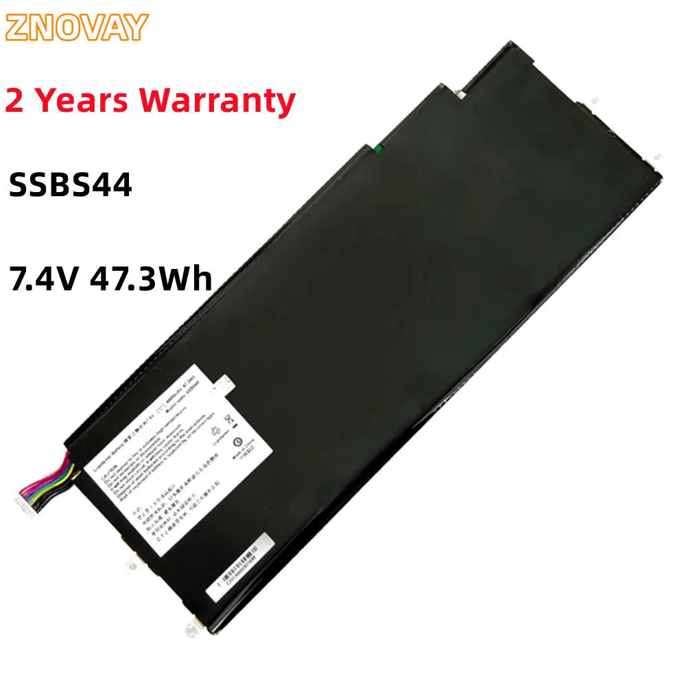 Аккумулятор для ноутбука ZNOVAY SSBS44, 7,4 В, 6400 Вт-ч, мАч, для Hasee UT43, UT45, UT47, D1, HXT401, HXT403, X400T-T7181 T5141, T5181, T3141