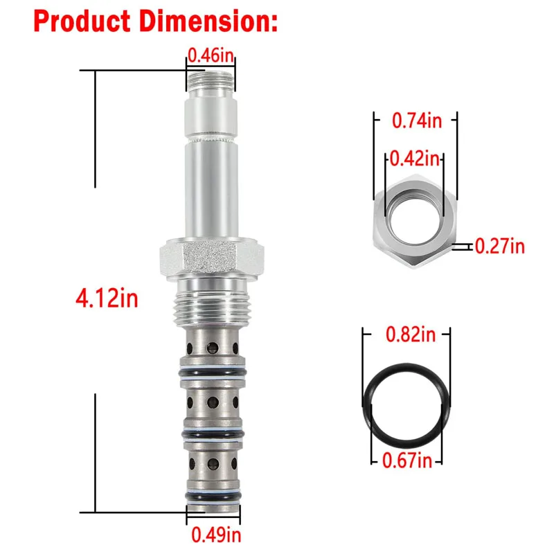 SV08-40-0-N-00 Золотный клапан 4-ходовой 3 галлона в минуту подходит для клапана серии 08