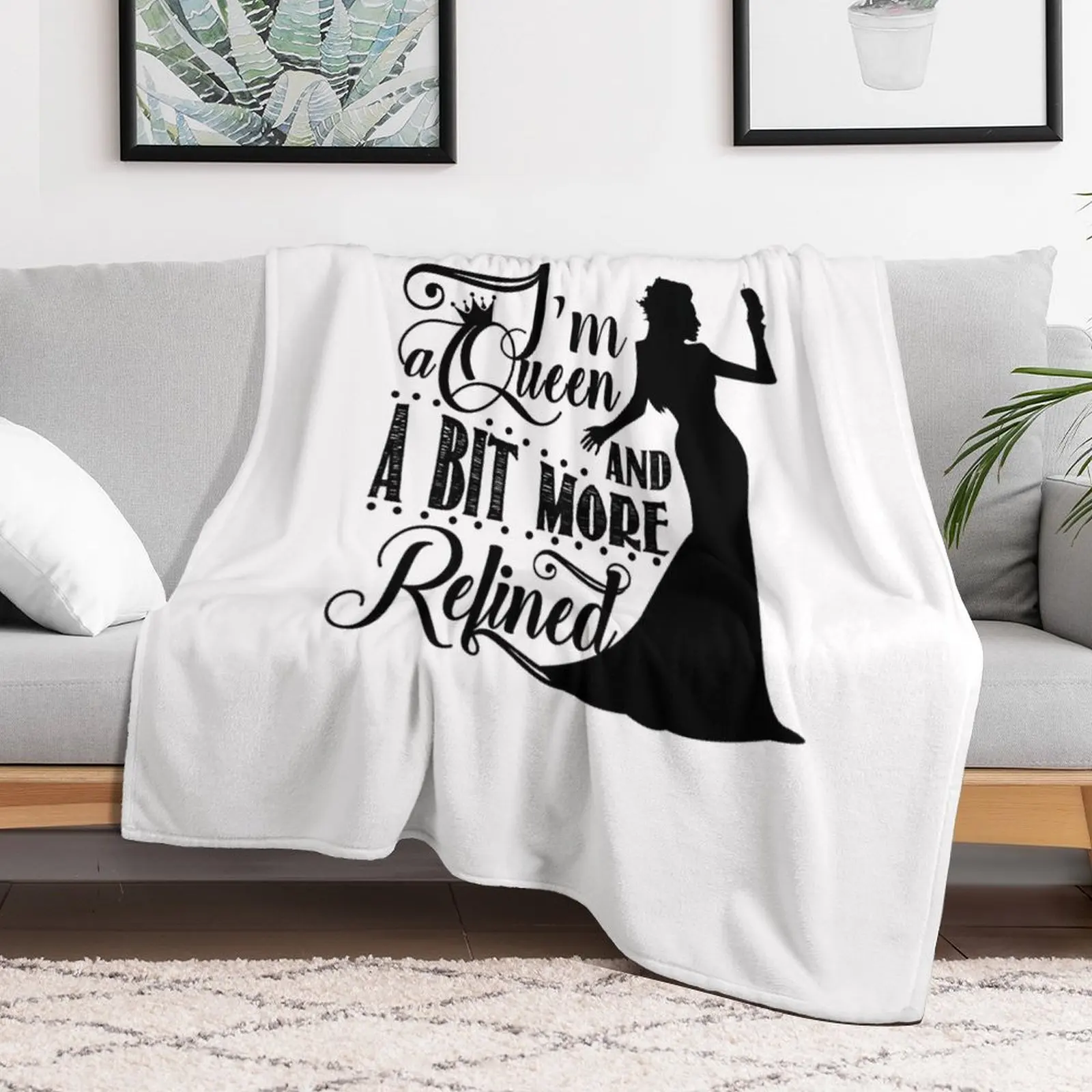 Я королева и бита более изысканное одеяло Утяжеленное летнее постельное белье