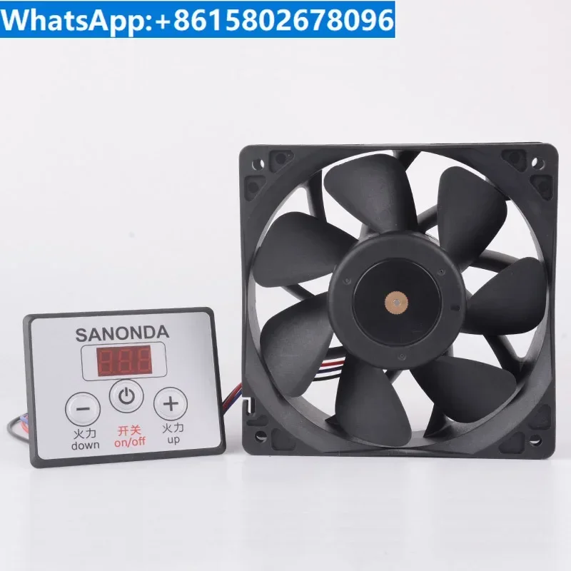 Поставка газового вентилятора-гриля 12038 DC12 в 2 7 APWM функция + размер панели