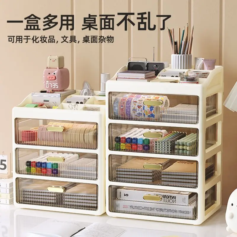 

Настольный ящик для хранения, многоуровневый ящик, вместительный стеллаж для хранения офисного мусора, для студенческого общежития, пыленепроницаемый