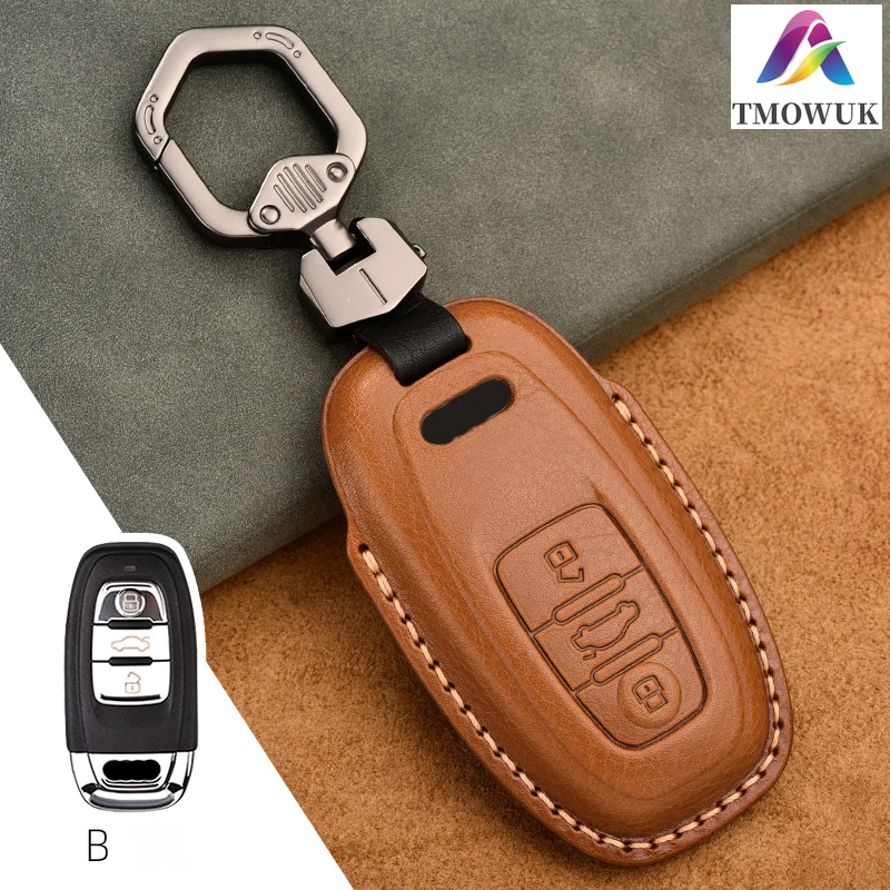 

Кожаный чехол для Audi A1 A3 A4 A5 A6 A7 A8 Quattro Q3 Q5 Q7 2009-2011 2012 2013 2014 2015