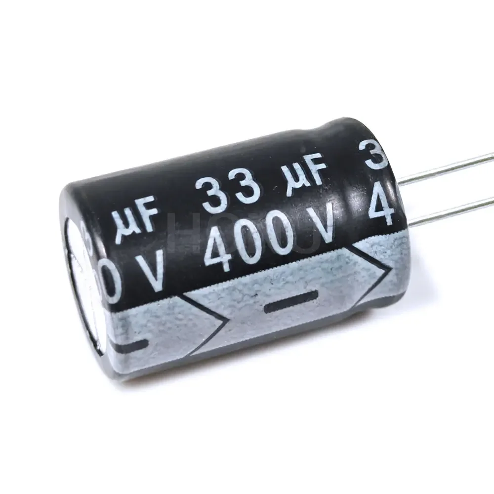 5шт ​ ​ ​ ​ ​ ​ ​ ​ ​ ​ ​ ​ ​ ​ 33uF 400V 33MFD 400Volt 13*20mm Алюминиевый электролитический конденсатор радиальный 33mf400v 400v33mf 400v33uf ±20% ​ (art.: 3920ce504a160) - 3920ce504a160