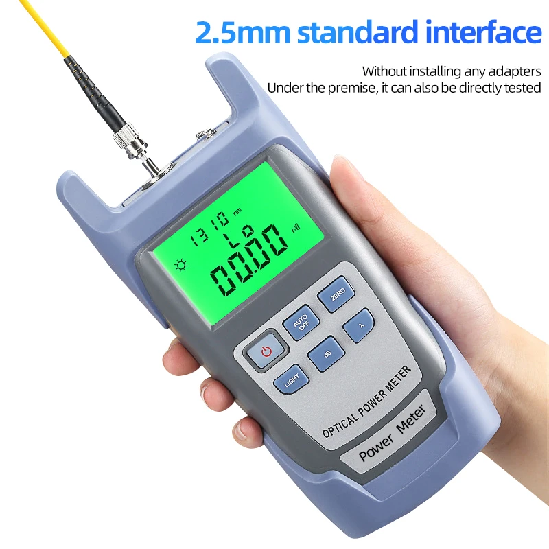 FTTH Fiber Optic Cable Tester Tool (Optional Sets) Optical Power Meter(OPM -70 ~+10dBm)&Visual Fault Locator 10/20/30/50mw VFL