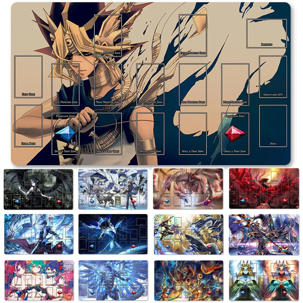 

Лидер продаж, игровой коврик OCG Blue-eyes Ultimate Dragon Dark, волшебный поединок, игровые коврики для монстров, совместимые с YuGiOh TCG + бесплатная сумка...