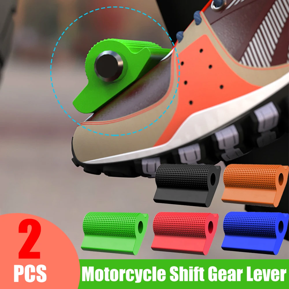 

1/2Pcs Motorcycle Shift Gear Lever Pedal Rubber Cover Shoe Protector Foot Peg Toe Gel for Honda Kawasaki Yamaha KTM accessories