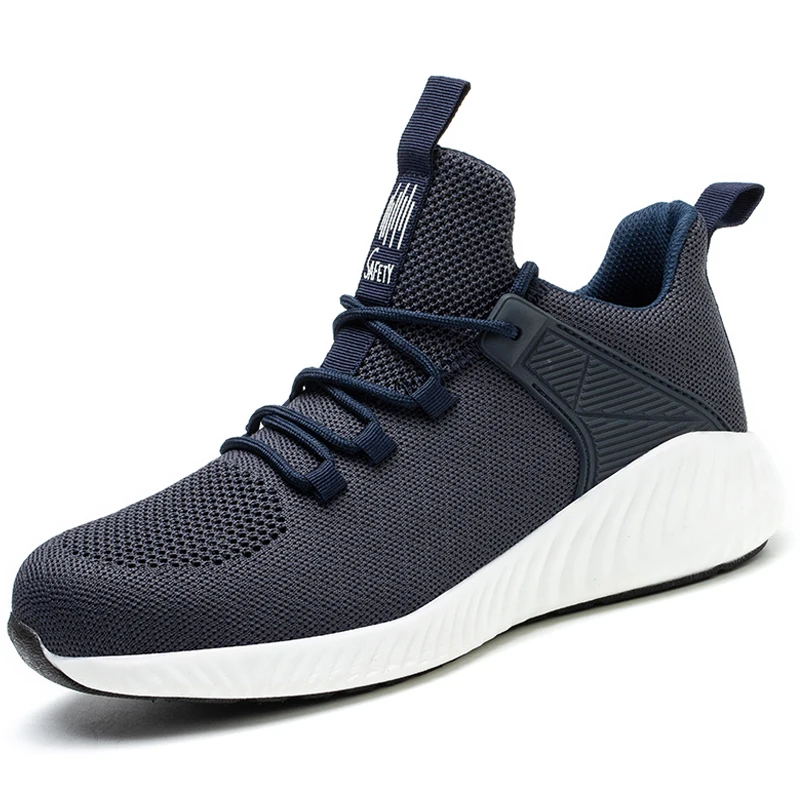 

Male Work Shoes New Safety Boots Steel Toe Shoes Work Sneakers Fashion Men Shoes Puncture-Proof Indestructible Protective Shoes
