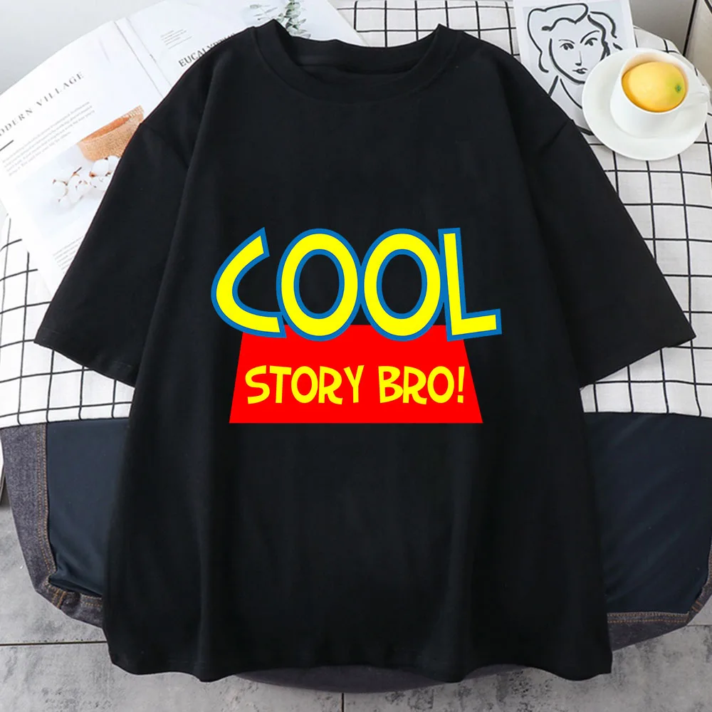 

Cool Story Bro Originality Sense of Design T Shirt Harajuku Streetwear Tees Female/Male 100% Cotton T-shirts New Summer Product