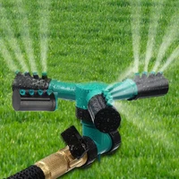360%c2%b0 automatic rotating lawn sprinkler garden water sprinkler irrigation garden lawn irrigation abs sprinklers nozzle