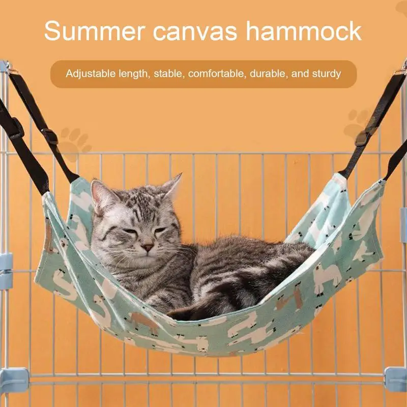 

Pet Cat Hammock Universal Cat Swing Bed Cushion Foldable Thickened Cat House Basket Cushion Mat Multifunctional Soft Pet