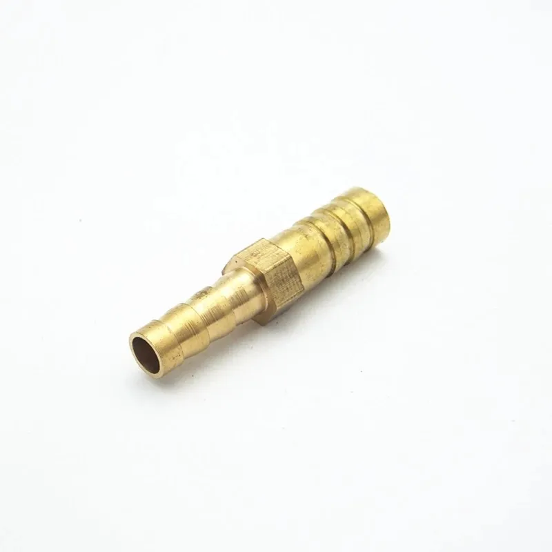 

4mm 5mm 6mm 8mm 10mm 12mm 14mm 16mm 18mm 20mm Barb Brass Pipe Fitting Reducer Coupler Connector 2 Way Straight Hose