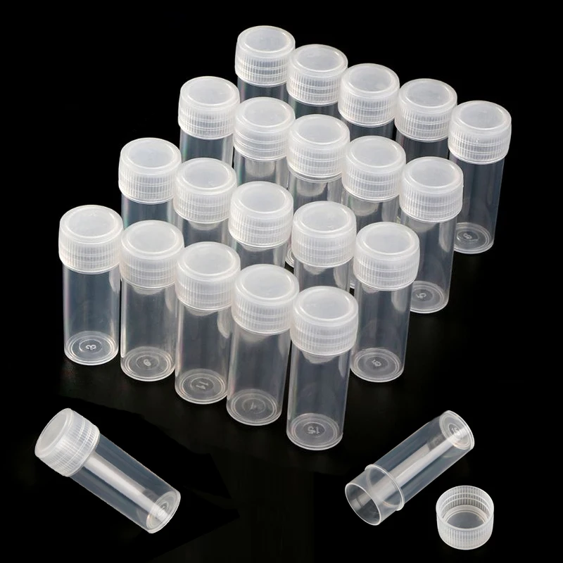 Sample Pot 5g Mini Clear Packing Containers For Medicine Pill Liquid Powder Capsule Storage