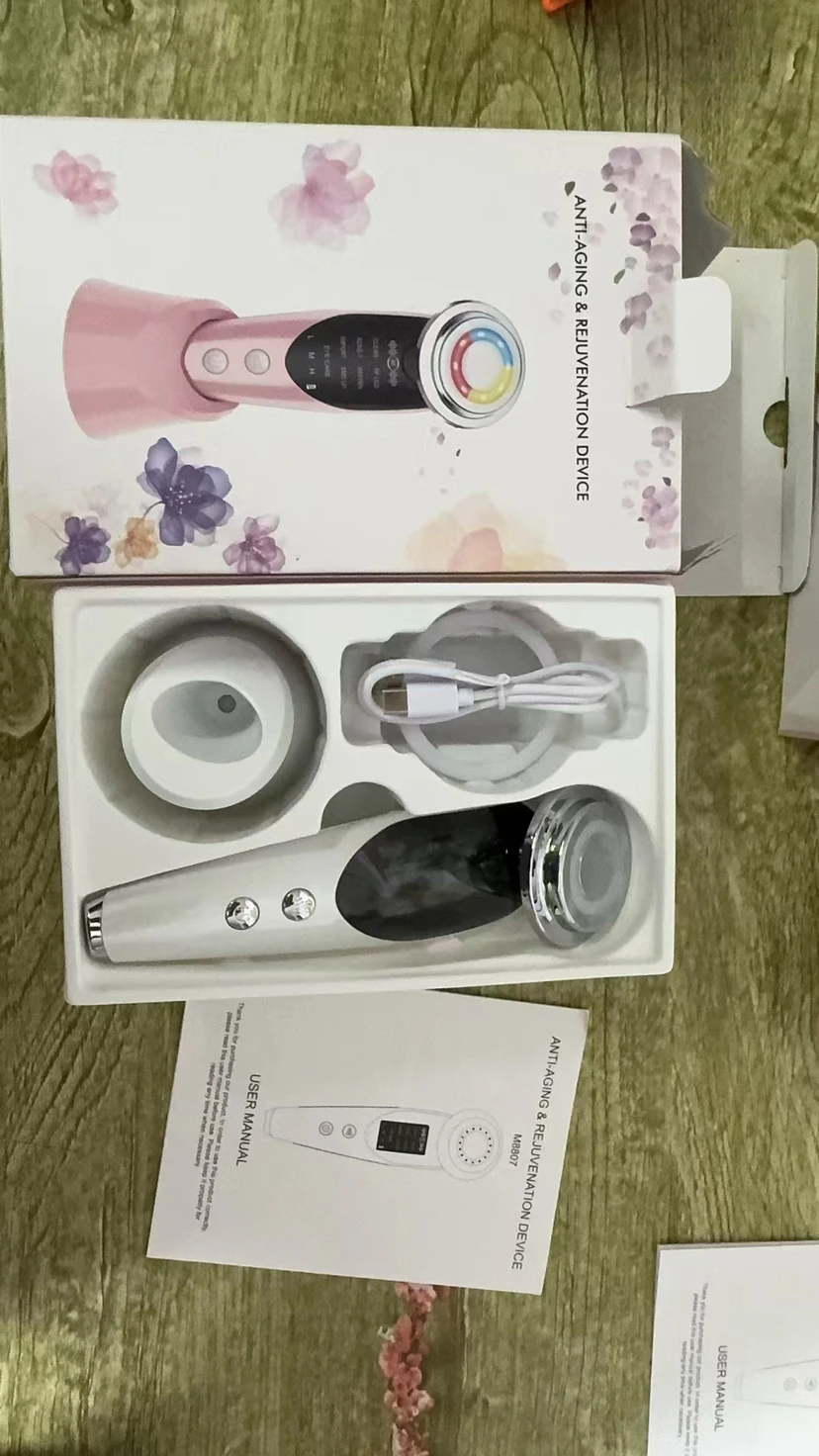 7 в 1 EMS RF светодиодный уход за глазами антивозрастное устройство для омоложения