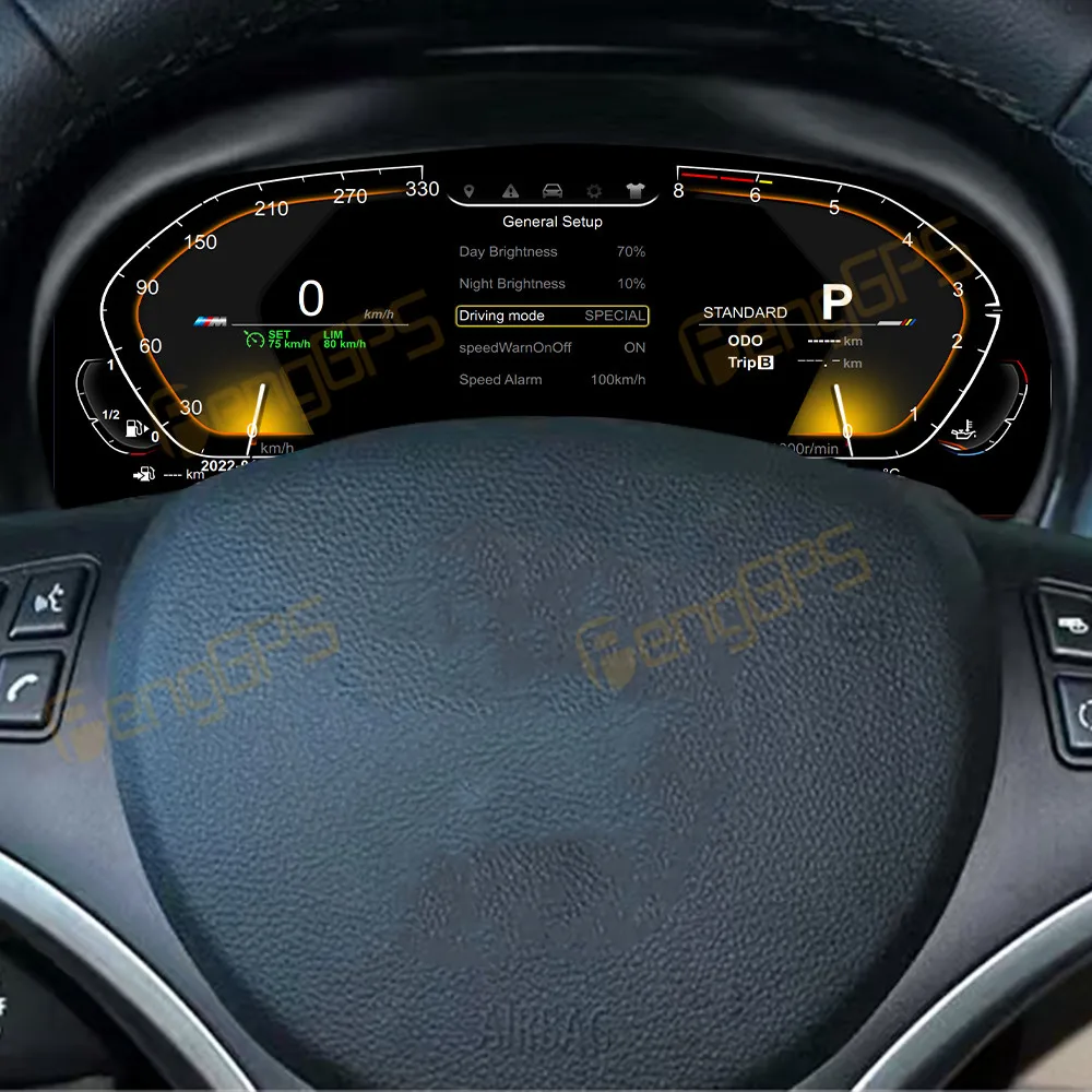 Автомобильный ЖК-цифровой кластерный прибор для BMW Old 3 Series 2005-2012 виртуальный