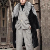 autumn and winter new fashion warm fur mens coat jacket men outerwear mens jacket