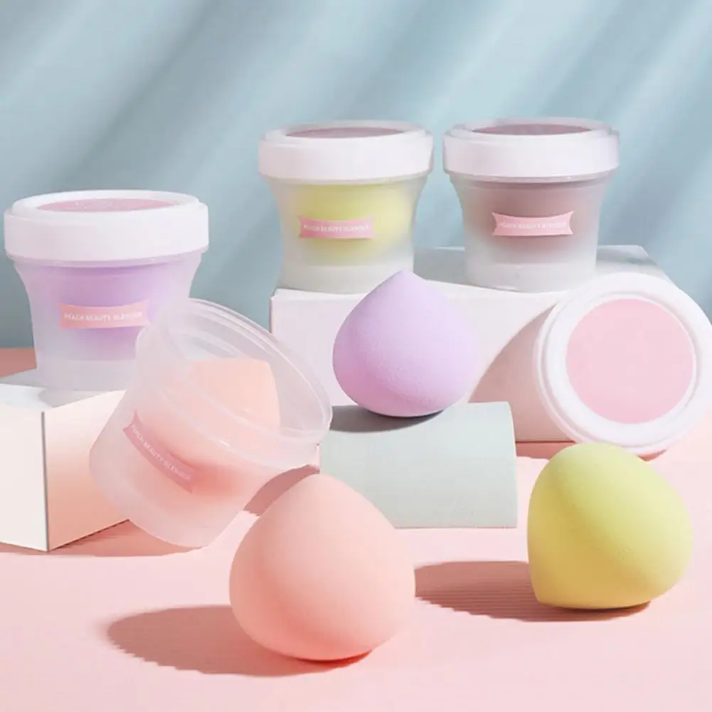 Красота яйцо макияж мощная губка двойного назначения Высокая эластичность яркие