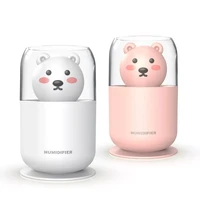 home appliances usb humidifier 300ml cute pet ultrasonic cool mist aroma air oil diffuser romantic color led lamp humidificador