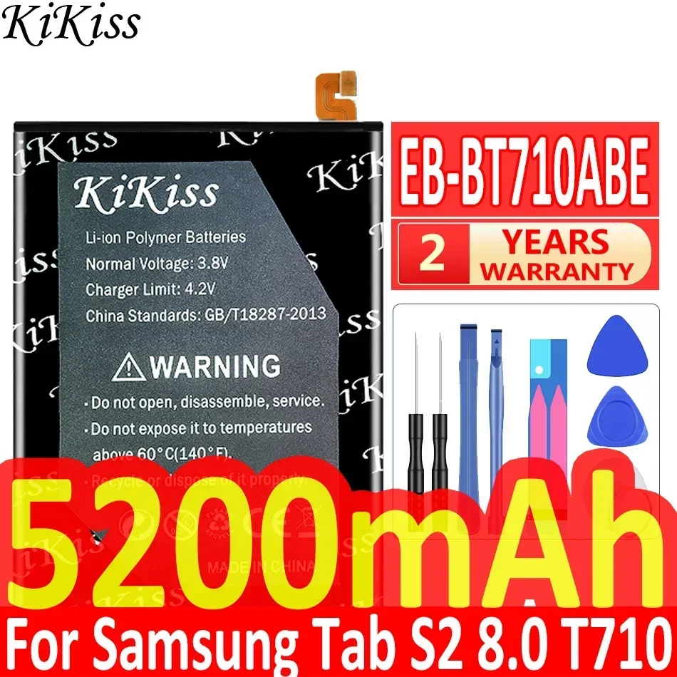 Аккумулятор KiKiss для Samsung Galaxy Tab S5e 10 5/S4 5/S3 9 7/S2 8 0/S 4 5/A2 5/A 1 2016 2019 7 0 Батареи
