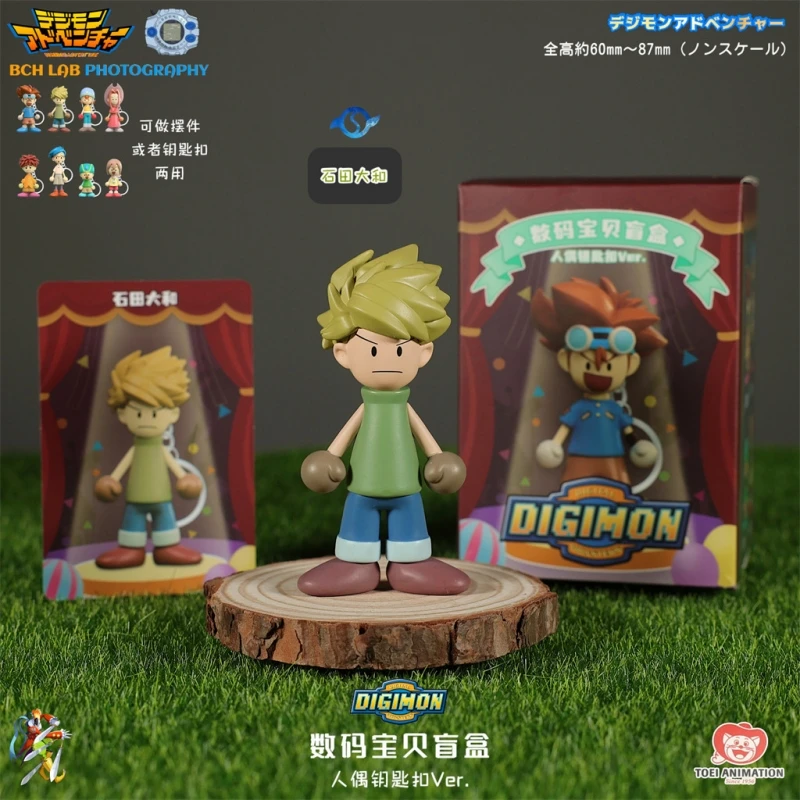 Фото Оригинальный брелок-фигурка Digimon: Digital Monsters. Подвеска-сюрприз Yagami Taichi Hikari в стиле мультфильма, подарок-сюрприз в закрытой упаковке №5