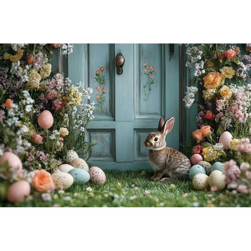 Фон для фотосъемки с пасхальными яйцами