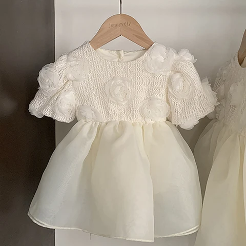 Детские платья-комбинезоны Princess из хлопка