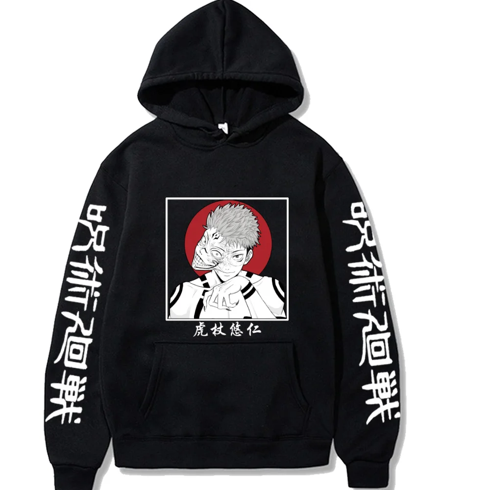

Jujutsu Kaisen Itadori Hot Anime Hoodie Pullover Tops Long Sleeve Print Man
