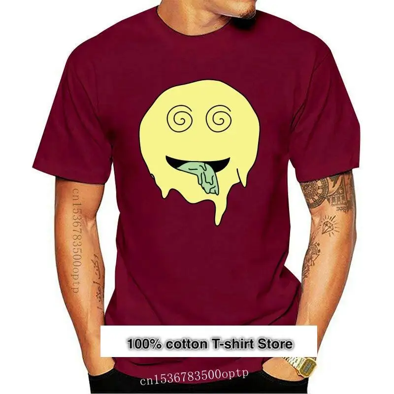 

Camiseta de sonrisa fundida para hombres y mujeres, camisetas gráficas de cuello redondo, de gran tamaño S-5xl, nueva moda